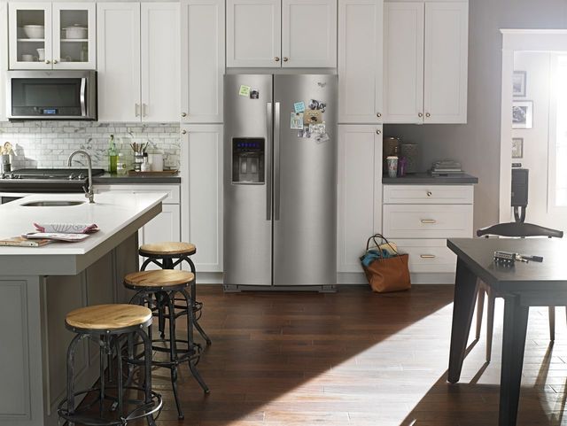 Whirlpool® 25.0 Cu. Ft. Side-By-Side Refrigerator-Monochromatic Stainless Steel 3