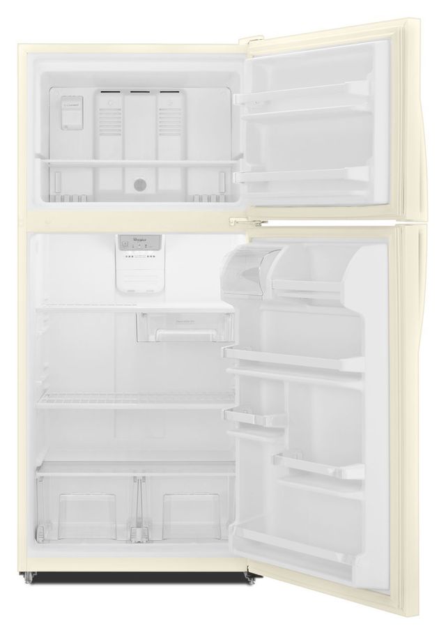 Whirlpool® 18.0 Cu. Ft. Top Freezer Refrigerator-Biscuit 3