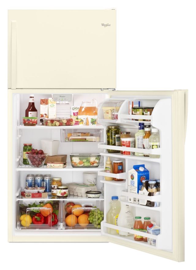 Whirlpool® 18.0 Cu. Ft. Top Freezer Refrigerator-Biscuit 4