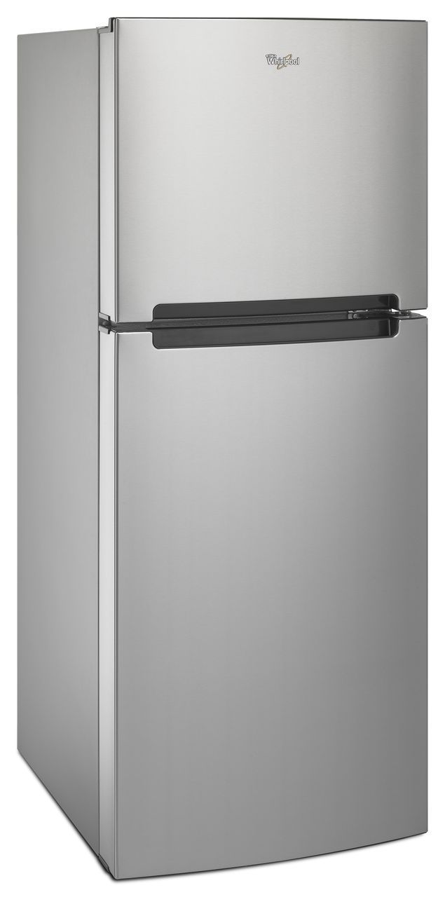 Whirlpool® 11.0 Cu. Ft. Top Freezer Refrigerator-Monochromatic Stainless Steel 27
