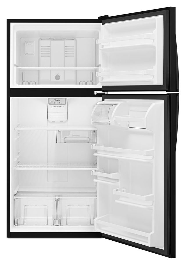 Whirlpool® 18.2 Cu. Ft. Monochromatic Stainless Steel Top Freezer Refrigerator 17