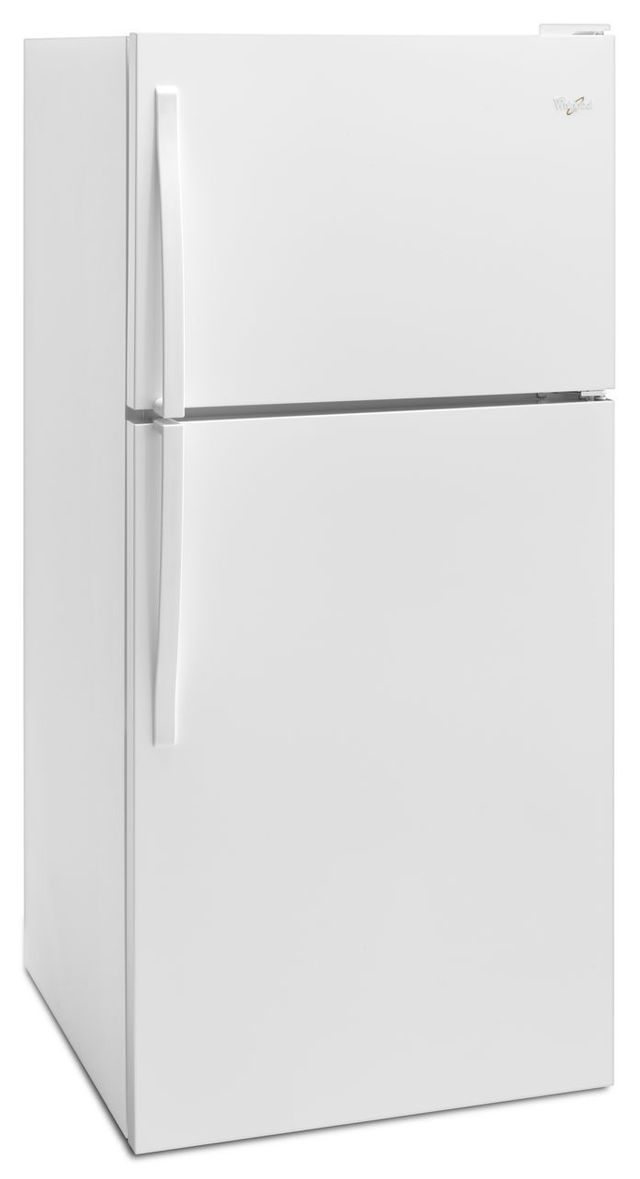 Whirlpool® 18.2 Cu. Ft. White Top Freezer Refrigerator 4