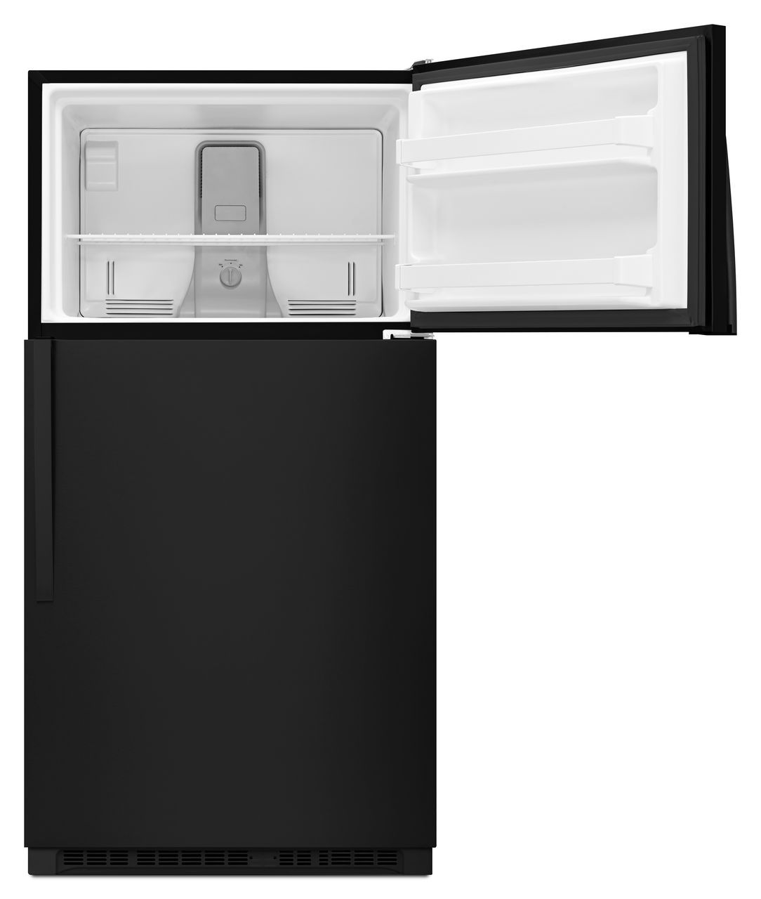 Whirlpool® 33 in. 20.5 Cu. Ft. Black Top Freezer Refrigerator | Big ...