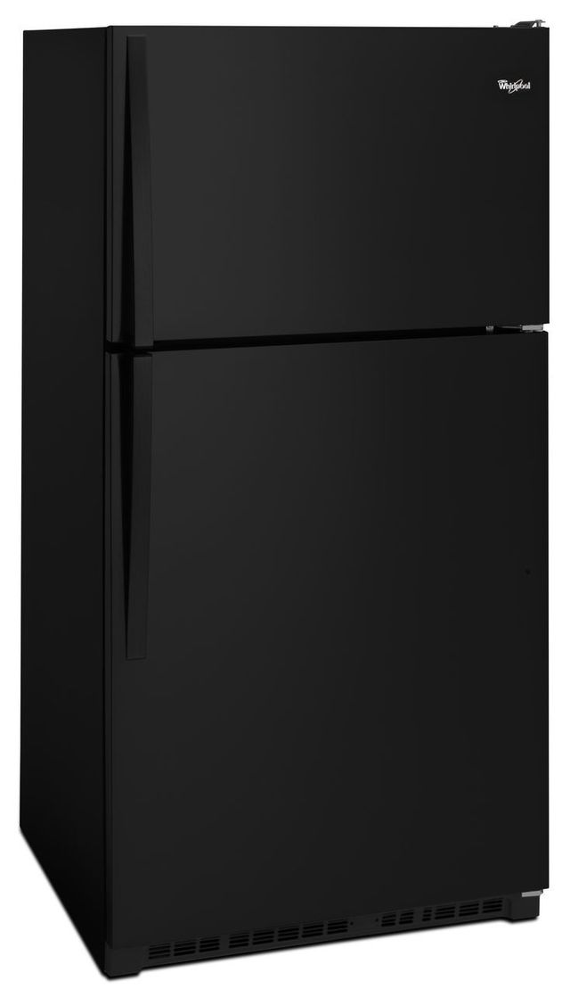 Whirlpool® 20.5 Cu. Ft. Monochromatic Stainless Steel Top Freezer Refrigerator 10