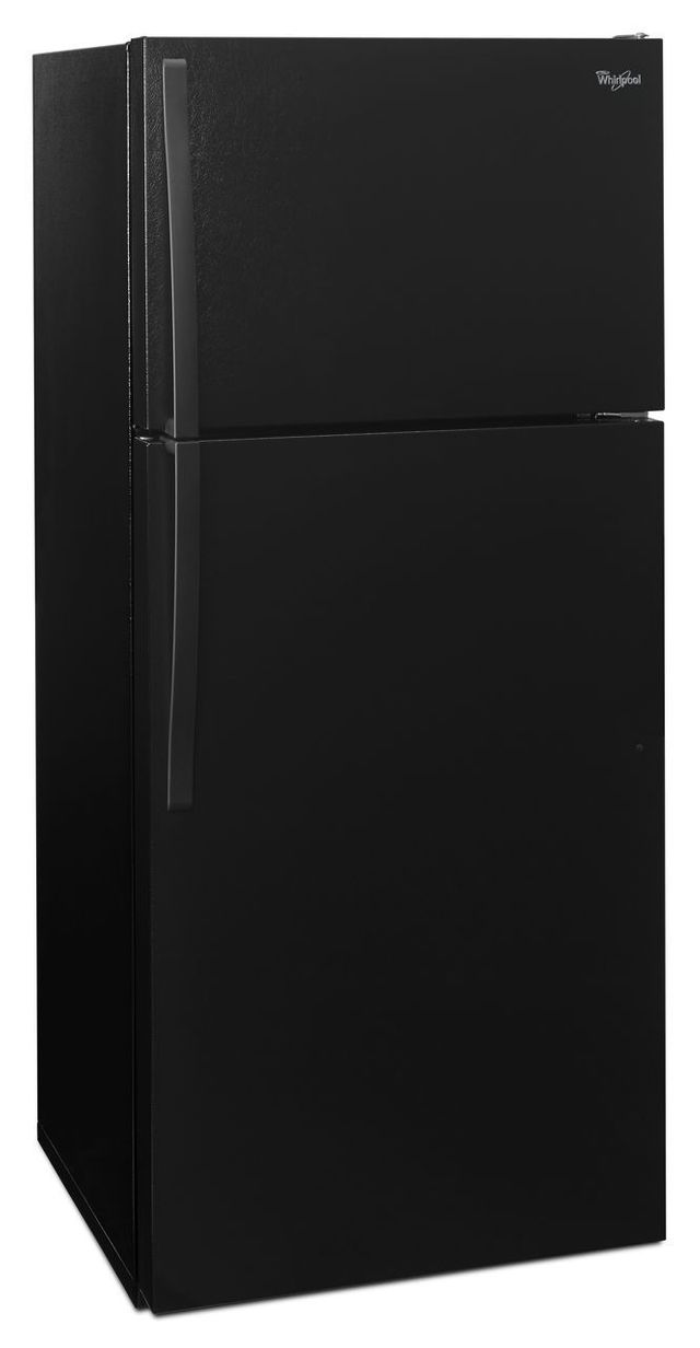Whirlpool® 14.3 Cu.Ft. Top Freezer Refrigerator-Black-1