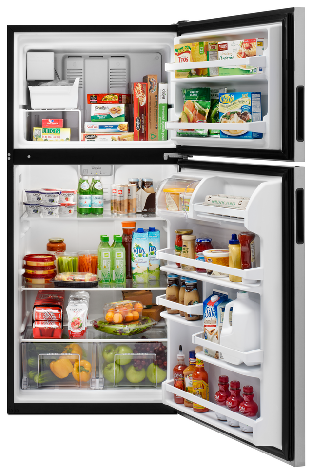 Whirlpool® 18.2 Cu. Ft. Stainless Steel Top Freezer Refrigerator 13