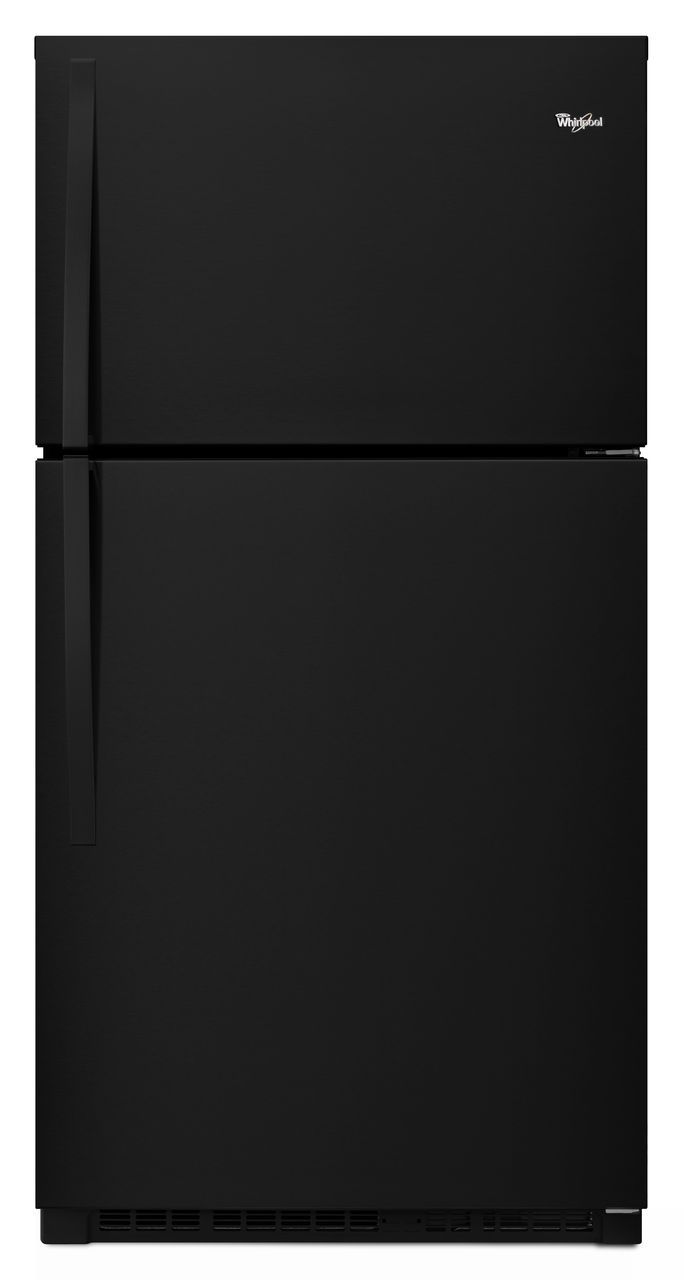 Whirlpool® 21.3 Cu. Ft. Black Top Freezer Refrigerator