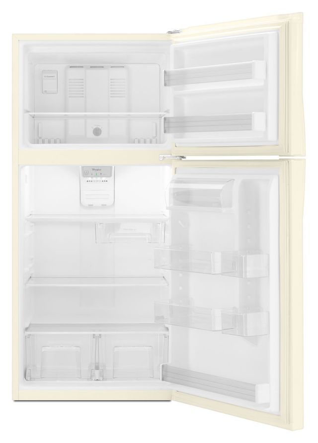 Whirlpool® 19.2 Cu. Ft. Monochromatic Stainless Steel Top Freezer Refrigerator 29