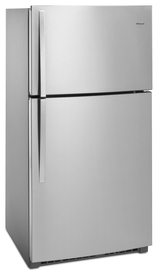 Whirlpool® 21.3 Cu. Ft. Monochromatic Stainless Steel Top Freezer Refrigerator 5