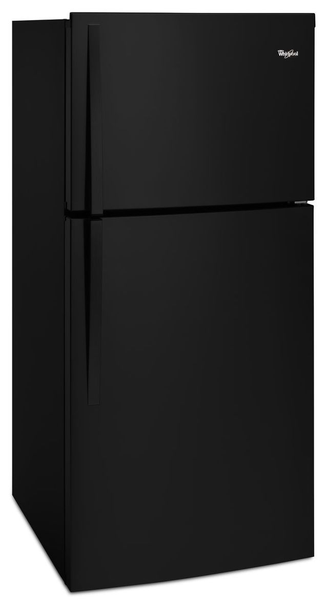 Whirlpool® 30 in. 19.2 Cu. Ft. Black Top Freezer Refrigerator-1