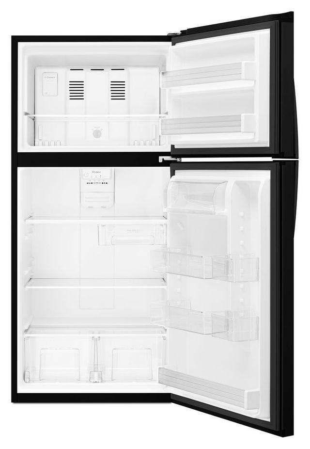 Whirlpool® 19.2 Cu. Ft. Monochromatic Stainless Steel Top Freezer Refrigerator 4
