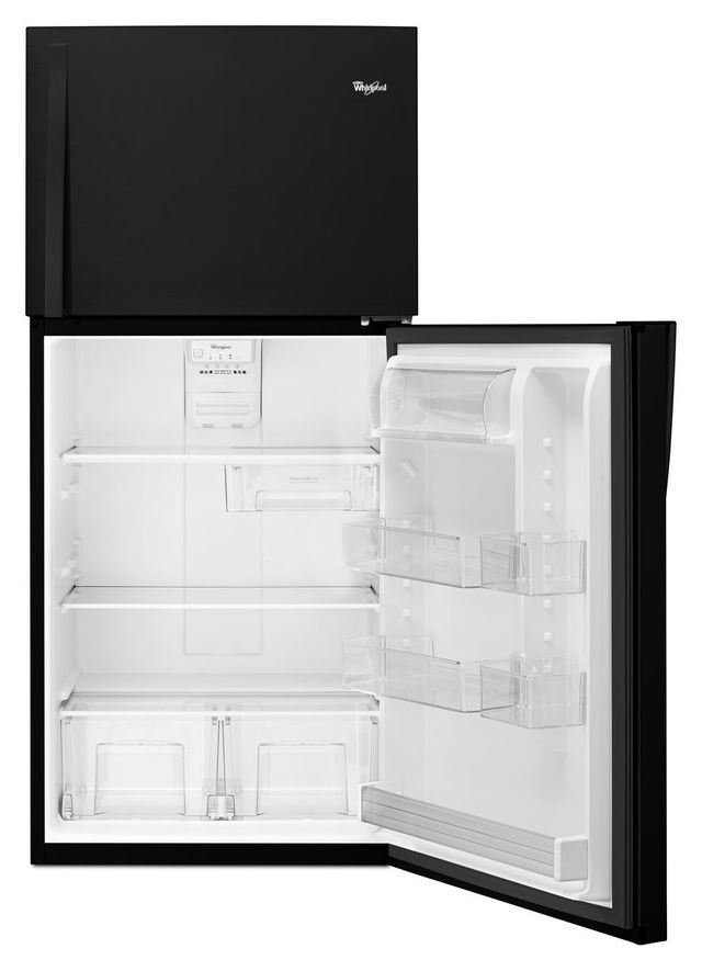 Whirlpool® 19.2 Cu. Ft. Black Top Freezer Refrigerator 6