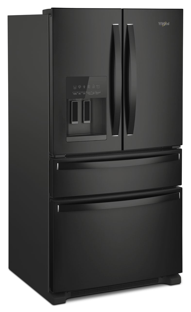 Whirlpool® 24.5 Cu. Ft. Black Freestanding French Door Refrigerator-3