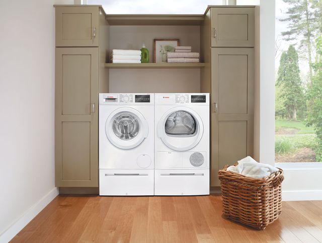 Bosch 300 Series Front Load Electric Dryer-White 6