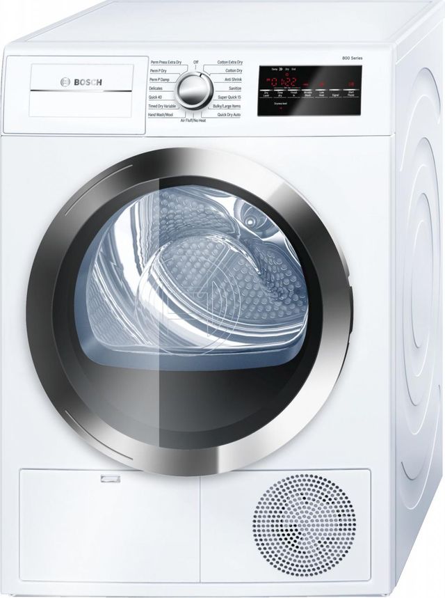 Bosch 500 Series Front Load Electric Dryer-White