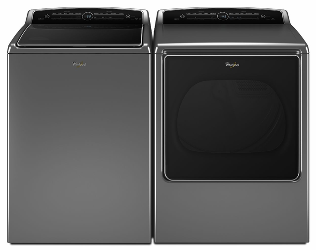Whirlpool® Cabrio® 5.3 Cu. Ft. White Steam High Efficiency Top Load Washer 1