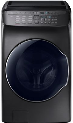 Samsung 5.5 Cu. Ft. Fingerprint Resistant Black Stainless Steel Front Load Washer