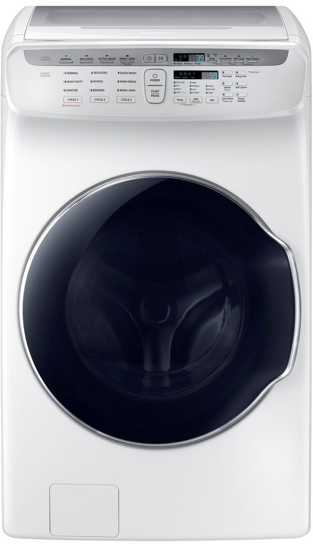Samsung 5.5 Cu. Ft. White Front Load Washer 0