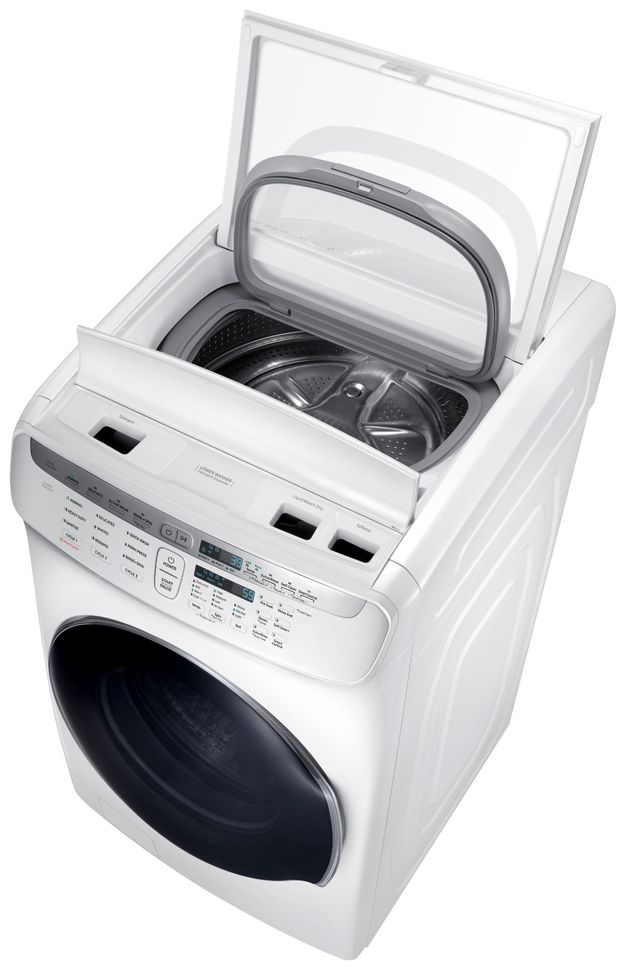 Samsung 5.5 Cu. Ft. White Front Load Washer 3