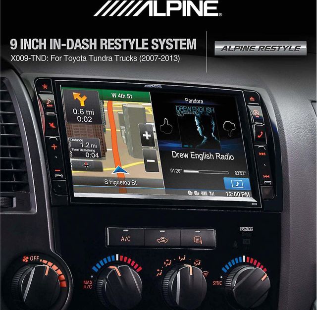 Alpine® 9" Black In-Dash Navigation Receiver 1
