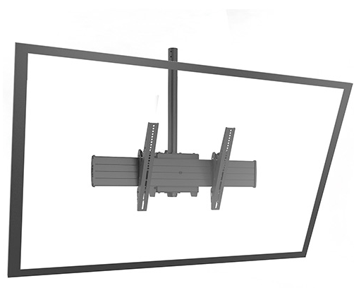 Chief® Professional AV Solutions Black Fusion™ X-Large Single Flat Panel Ceiling Mount