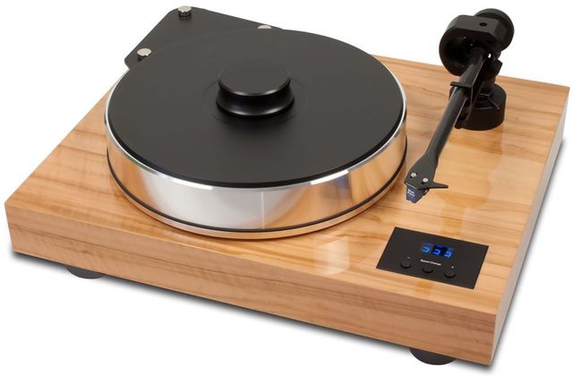 Pro-Ject Classic Line Turntable-Xtension 10 Super Pack. Finish Options: Gloss Black, Mahogany, Olive Wood.  2
