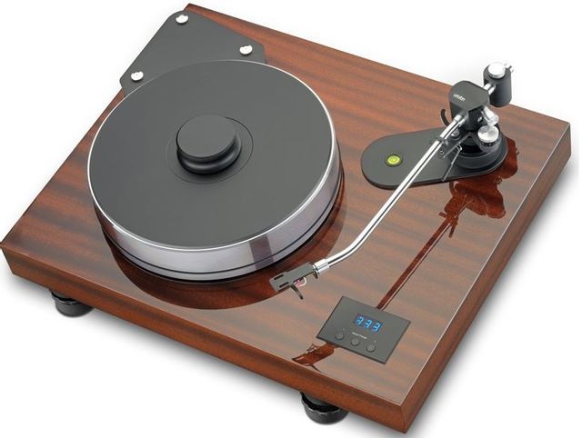 Pro-Ject Classic Line Turntable-Xtension 12 Super Pack. Finish Options: Gloss Black, Mahogany, Olive Wood.  1