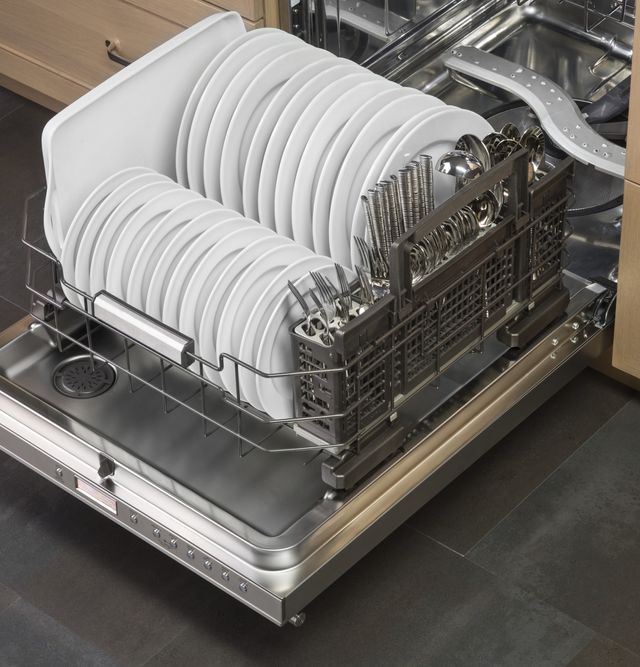 Monogram®24" Fully Integrated Dishwasher-Stainless Steel-3