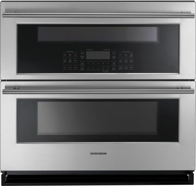 Monogram® 30" Built-In Single/Double Convection Wall Oven-Stainless Steel