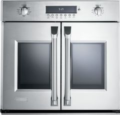 Monogram® 30" Professional French Door Electronic Convection Single Wall Oven-Stainless Steel