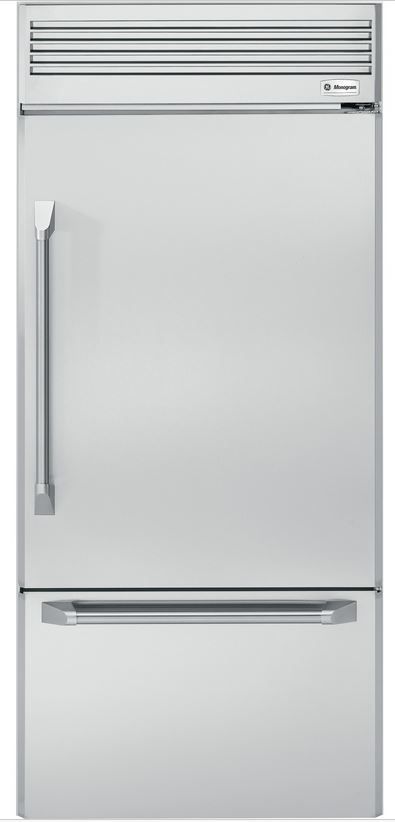 Monogram® Professional 21 Cu. Ft. Built-In Bottom-Freezer Refrigerator-Stainless Steel