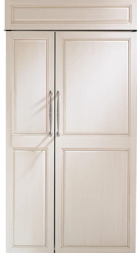 GE® Monogram® 25 Cu. Ft. Built-In Side-by-Side Refrigerator-Panel Ready