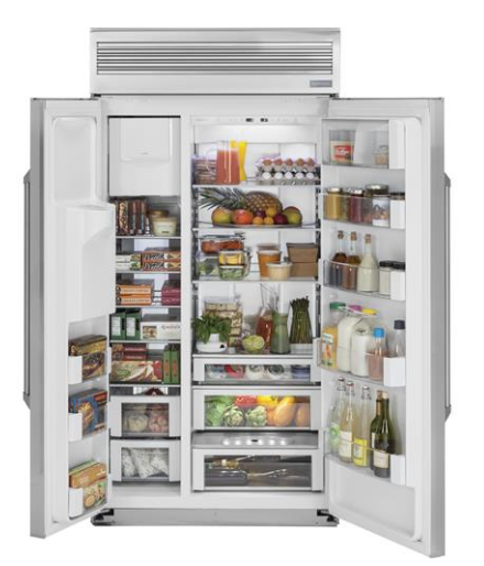 Monogram® 30.1 Cu. Ft. Built In Professional Side By Side Refrigerator-Stainless Steel 1