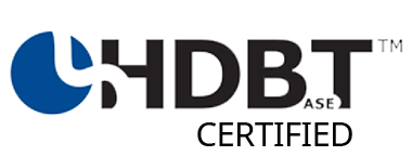 HDBT Certified logo
