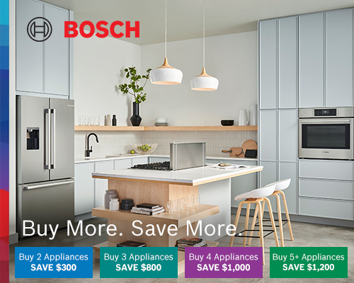 Buy More Save More on Bosch kitchen appliances