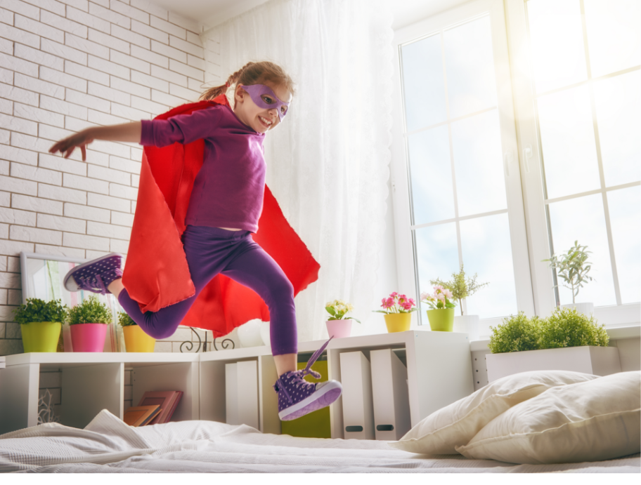 Kids and Teens Super Bedroom Hero girl