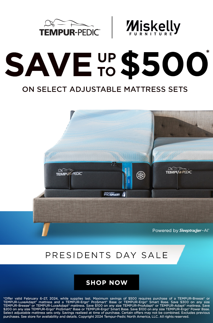 Shop TempurPedic Mattresses Miskelly Furniture