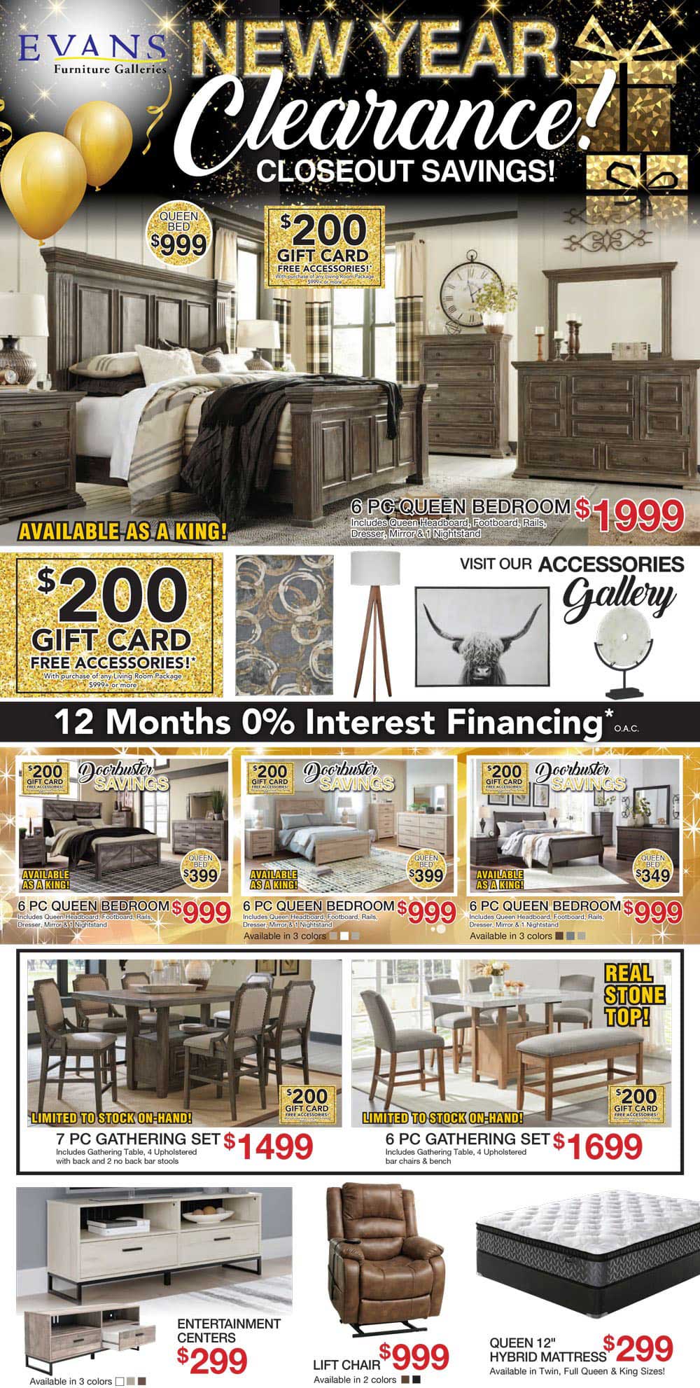 Current Ad | Evans Furniture Galleries | Furniture and Mattresses in ...