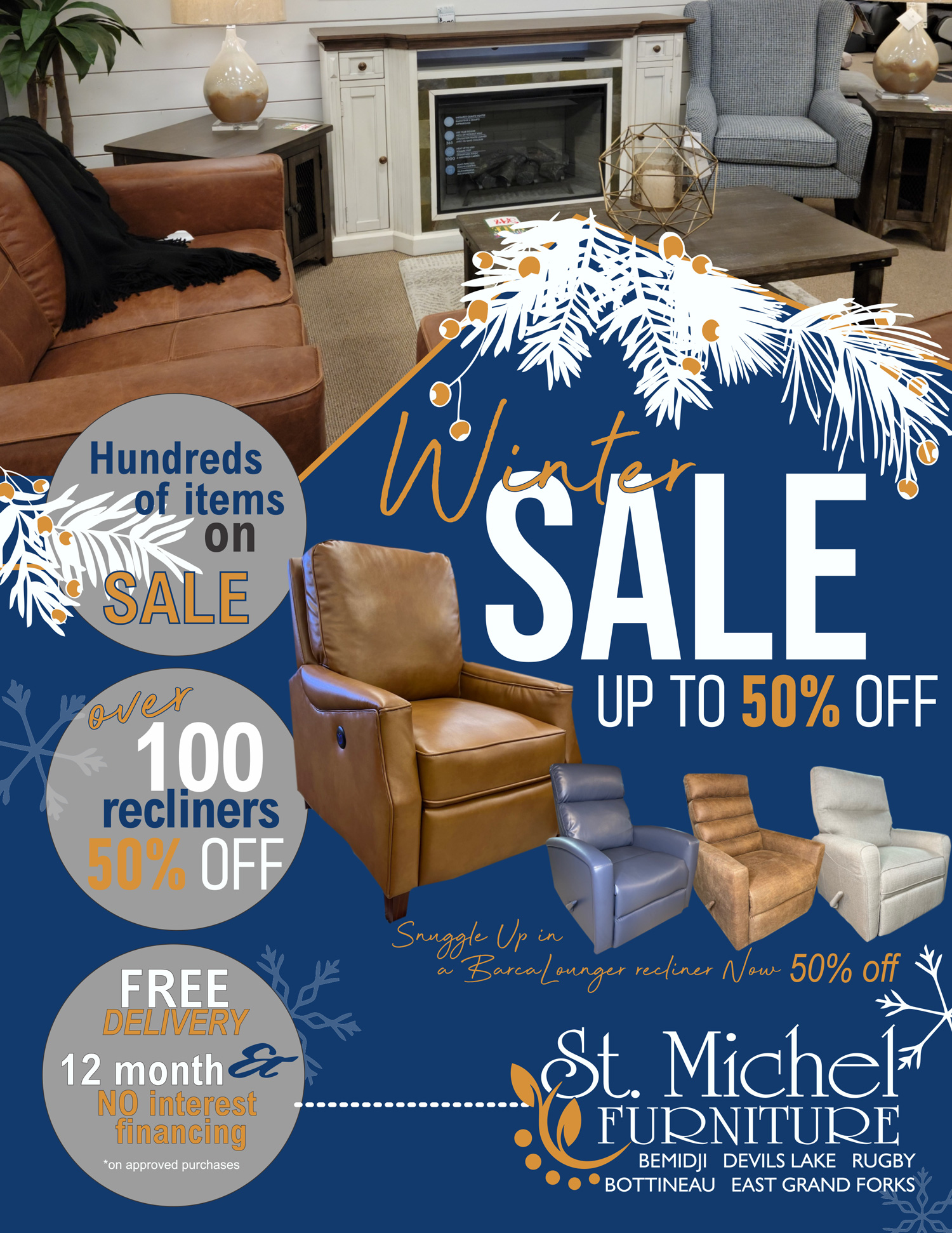 red hot fall recliner sales event