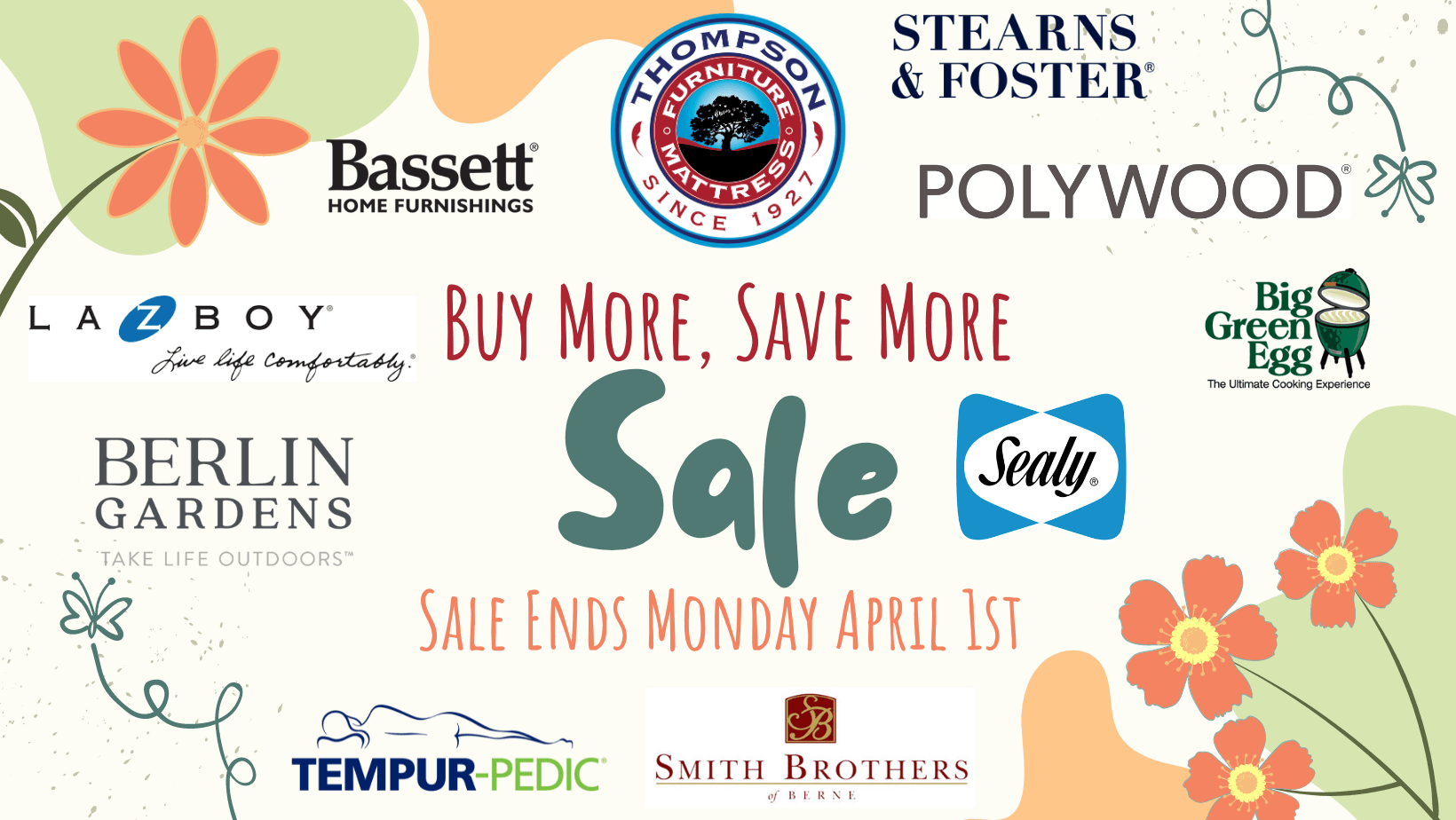 Buy More, Save More Sale - Ends April 1