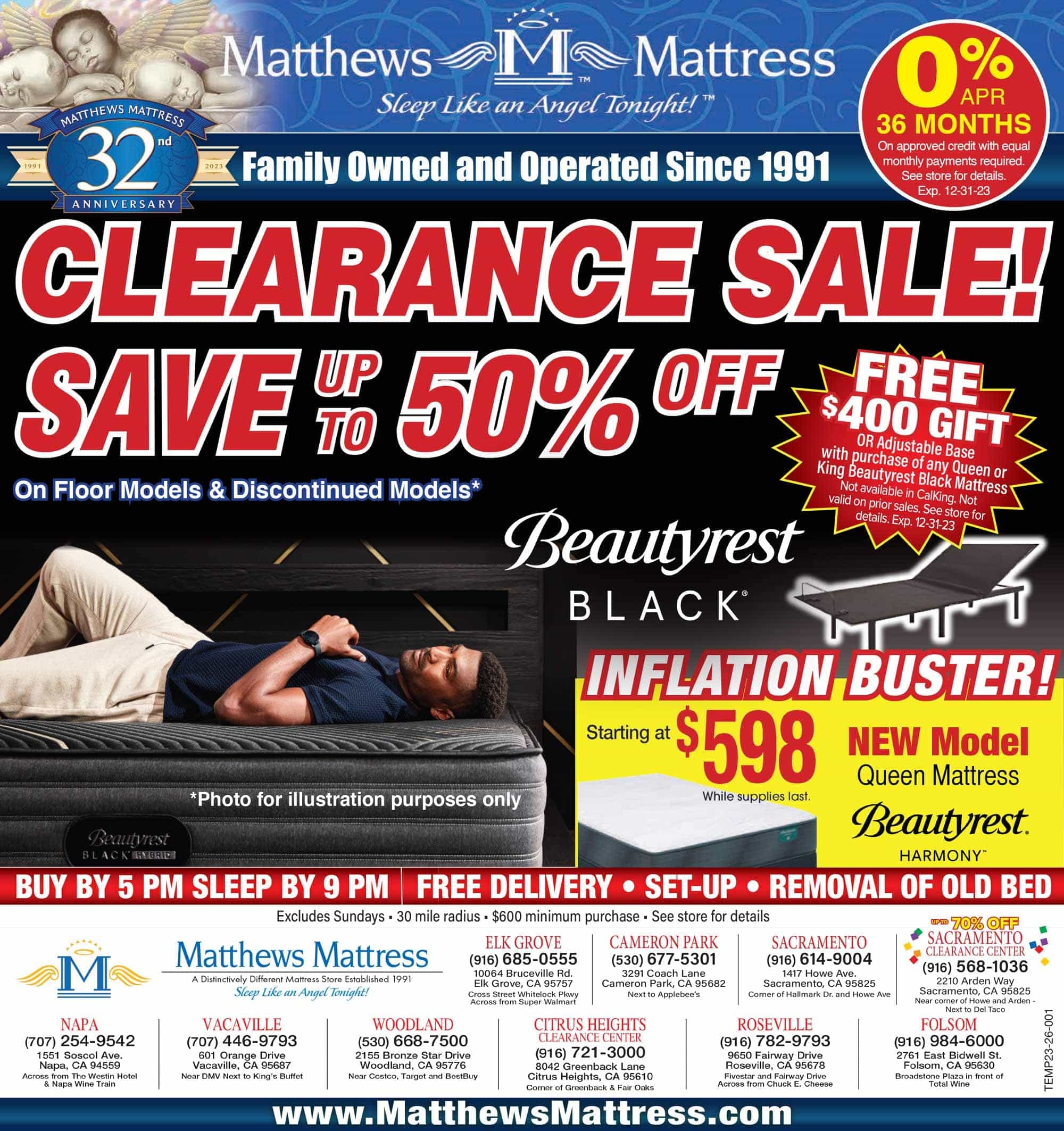 Clearance Sale Event