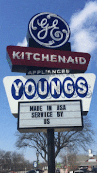 Youngs Appliances Sign