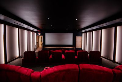 Showroom Theater with Screen