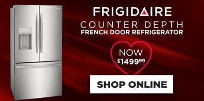 Frigidaire Counter Depth Fridge French Door Refrigerator Now Only $1499.99
