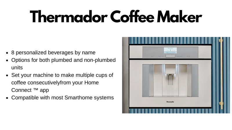 Thermador's Built-In Coffee Machine – A Luxury You Can Afford, BSC  Culinary