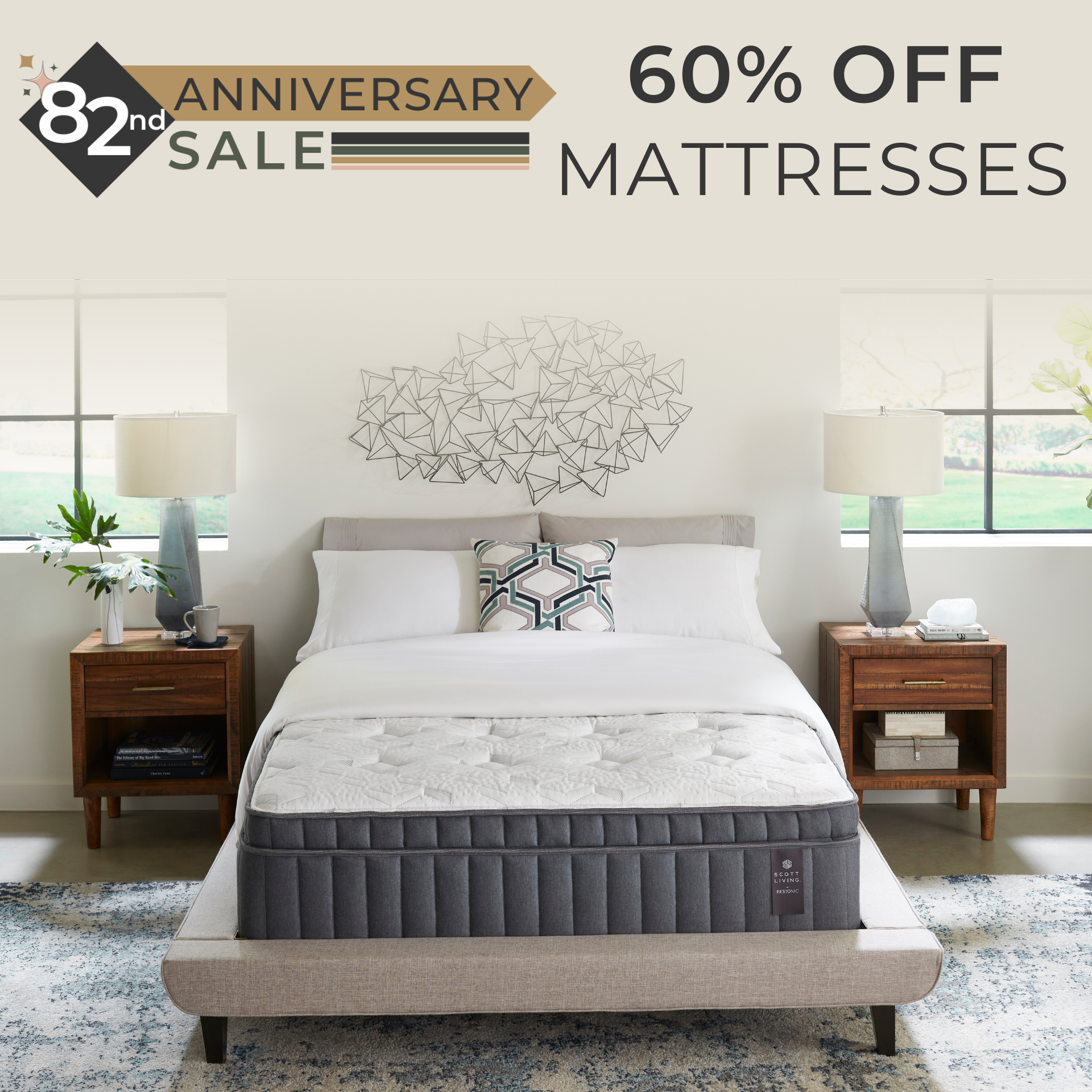 60% off mattresses