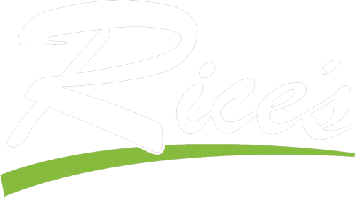 Rices logo white