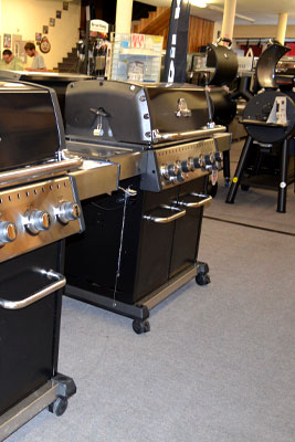 Broil King grills lined up