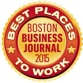 Boston Business Journal - Best Places to Work 2015