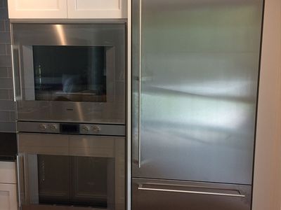 Thermador Fridge And Gaggeneau Double Wall Oven